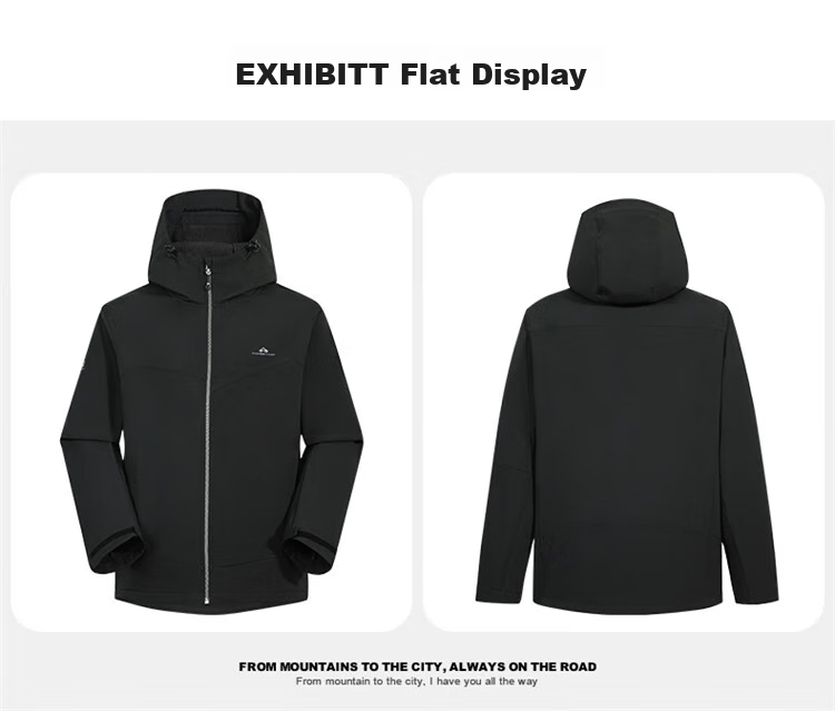Pioneer Camp Men's Seal Softshell Jacket Spring Autumn Outdoor Mountaineering Waterproof Windproof Fleece Lined Warm Running Sports Jacket 23