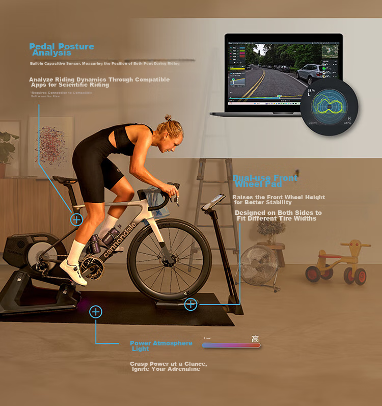 GARMIN NEO 3M Smart Cycling Training Statio 9