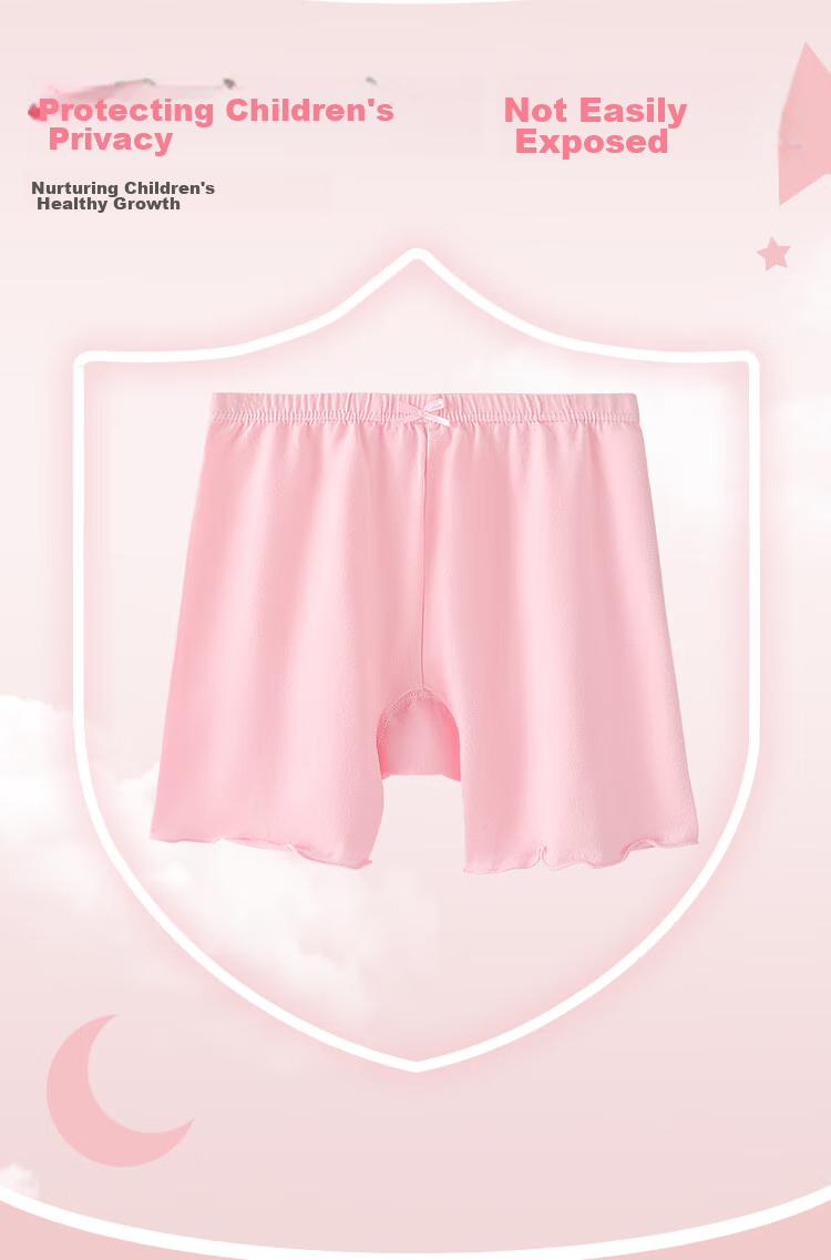 MiiOW Girls' Safety Shorts, Children's Underwear, Anti-Exposure Underpants, Little Girls' Boxer Briefs, Regular Size 110 2