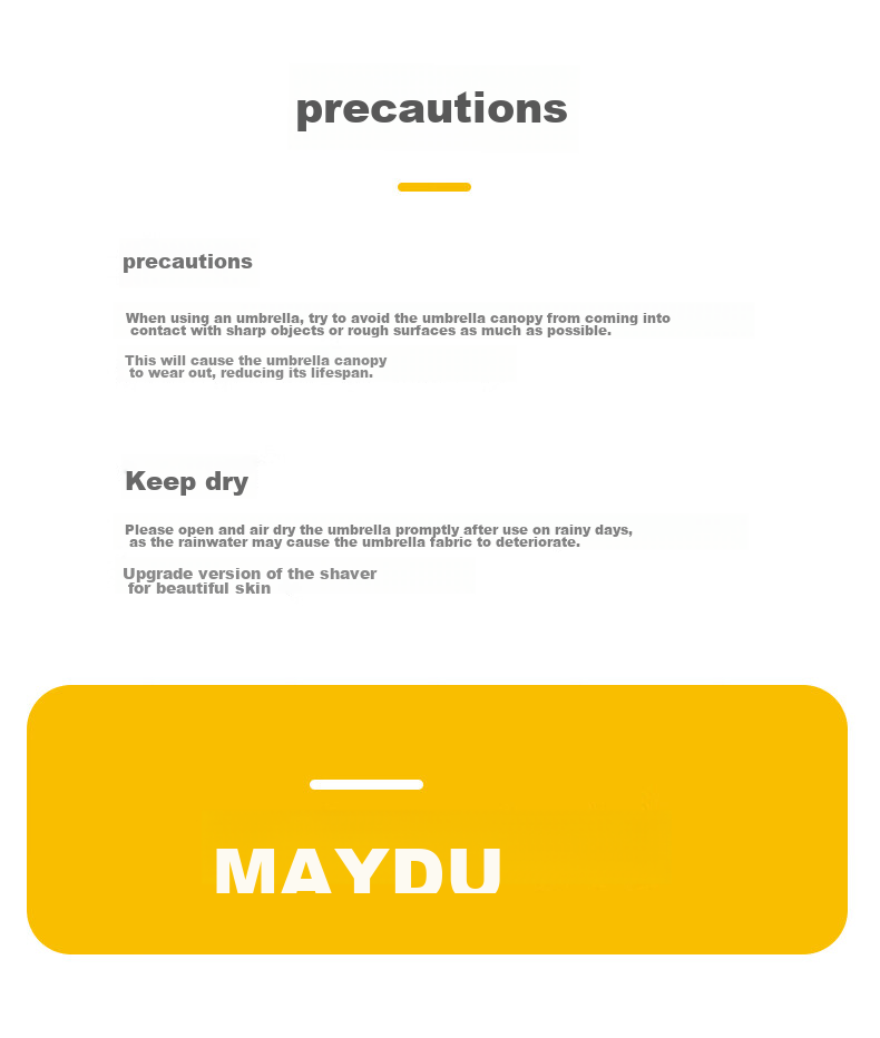MAYDU Sun Protection Umbrella, Three-Fold Sunshade, UV-Resistant, Dual-Purpose for Sun And Rain, Windproof, M3051 Beige 18