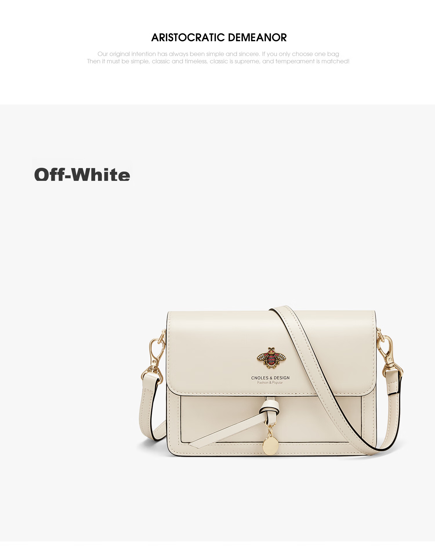 Cnoles Crossbody Bag, Women's Cowhide Shoulder Bag, High-End Commuter Small Square Bag, Valentine's Day Gift for Girlfriend 28