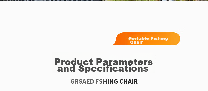 Grsaed Fishing Chair, Outdoor Portable Folding Chair, Stool, Thickened Leisure Chair, Outdoor Fishing Chair with Gun Rest Stand 9