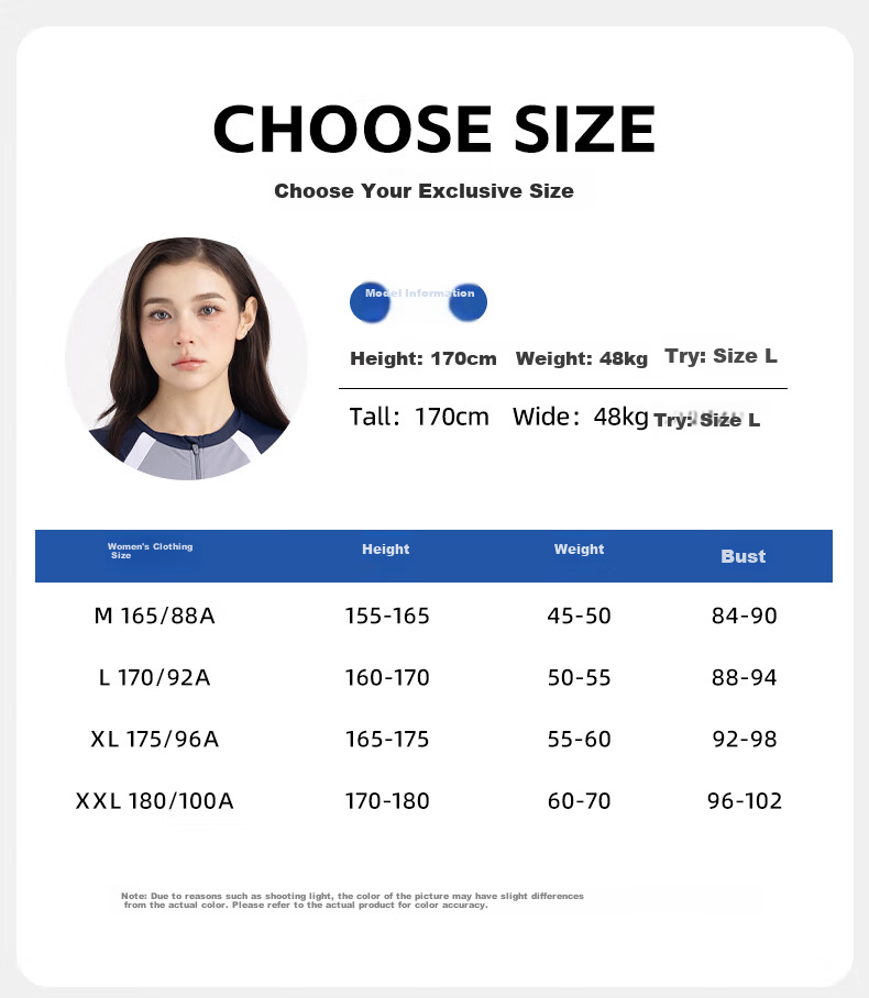 ANTA Slim Waist One-Piece Swimsuit for Women, New Style Swimming Boyshorts, Conservative Slimming Hot Spring Resort Swimwear, Gray Blue XL 3
