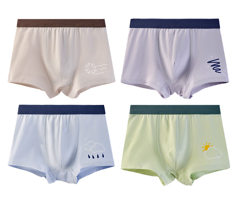 SUNCISCO Boys' Boxer Briefs for Ages 12-16, Antibacterial Underwear for Puberty Boys, Youth Boxers, Size 160 12