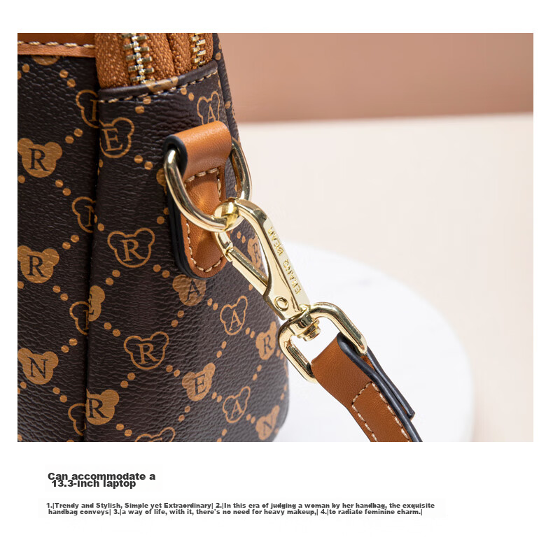 Xiaoxiongyilian Shoulder Crossbody Mini Bag for Women, Phone Pouch, Fashionable Versatile Mini Handbag, Printed Bucket Bag, Valentine's Day Gift 15