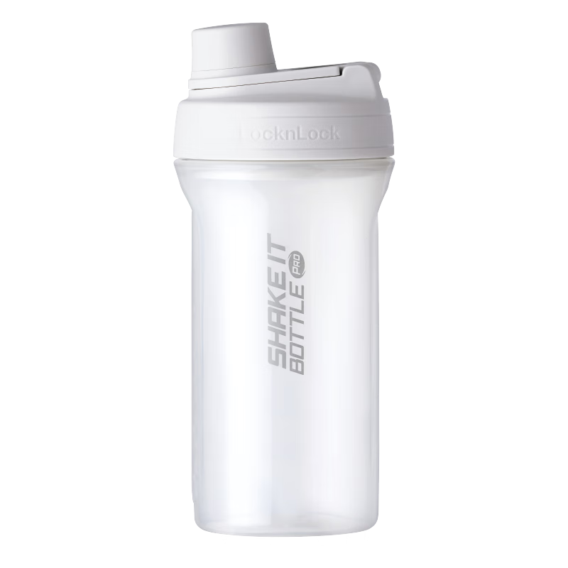 LOCK&LOCK Large Capacity Water Bottle, Tritan Sports Shaker Bottle, Portable Handle Water Jug, Plastic Cup for Men And Women, 800ML, Gray