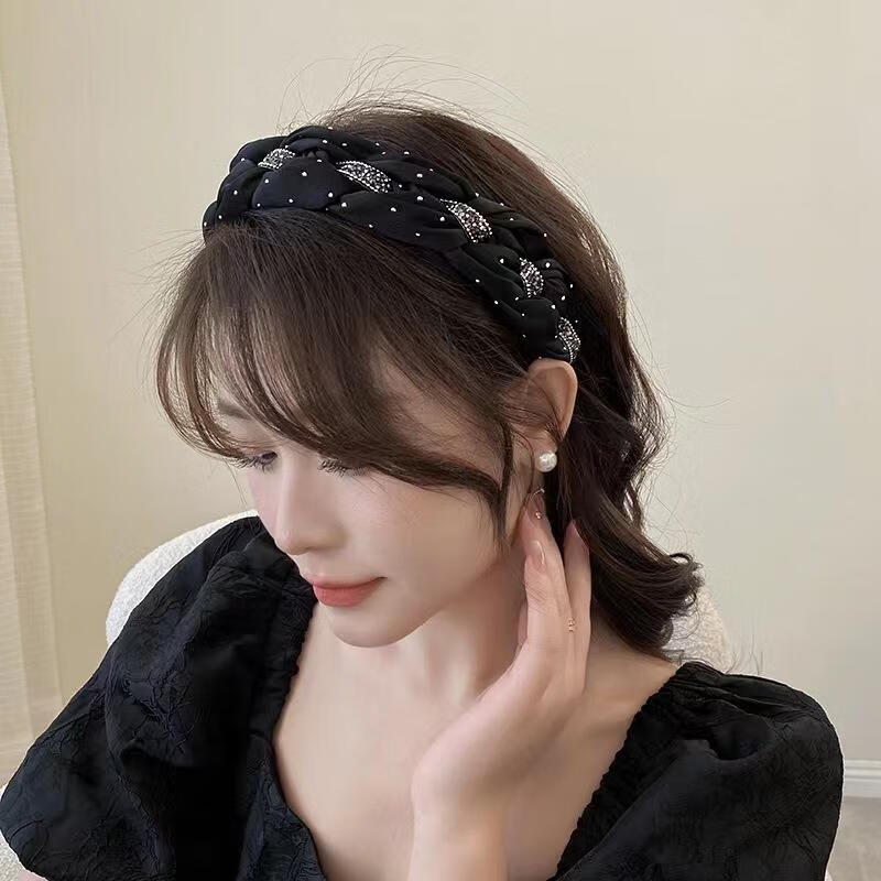 Royal Code Wide Headband for Women New Elegant Stylish High Crown Hairband Non-Tight Hair Accessory 1