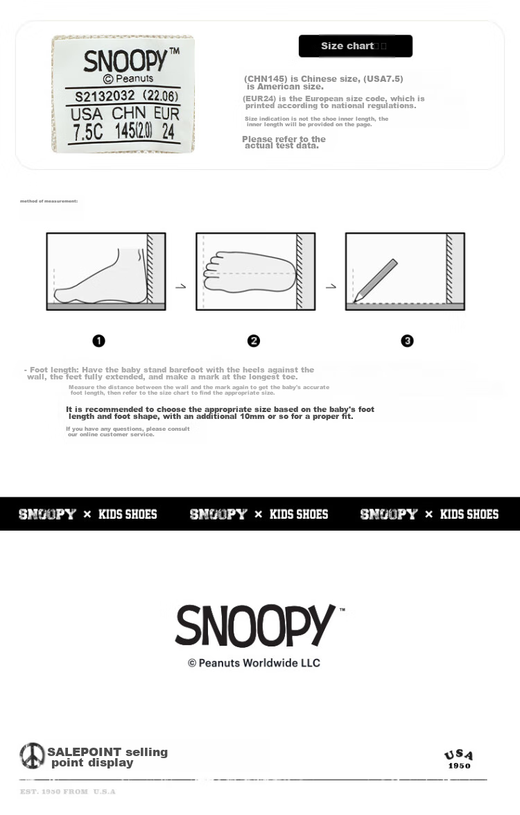 SNOOPY Boys' Sports Shoes, Children's Running Shoes, Durable Shock-Absorbing Caterpillar Shoes, 2032 Gray And Black, Size 30 4