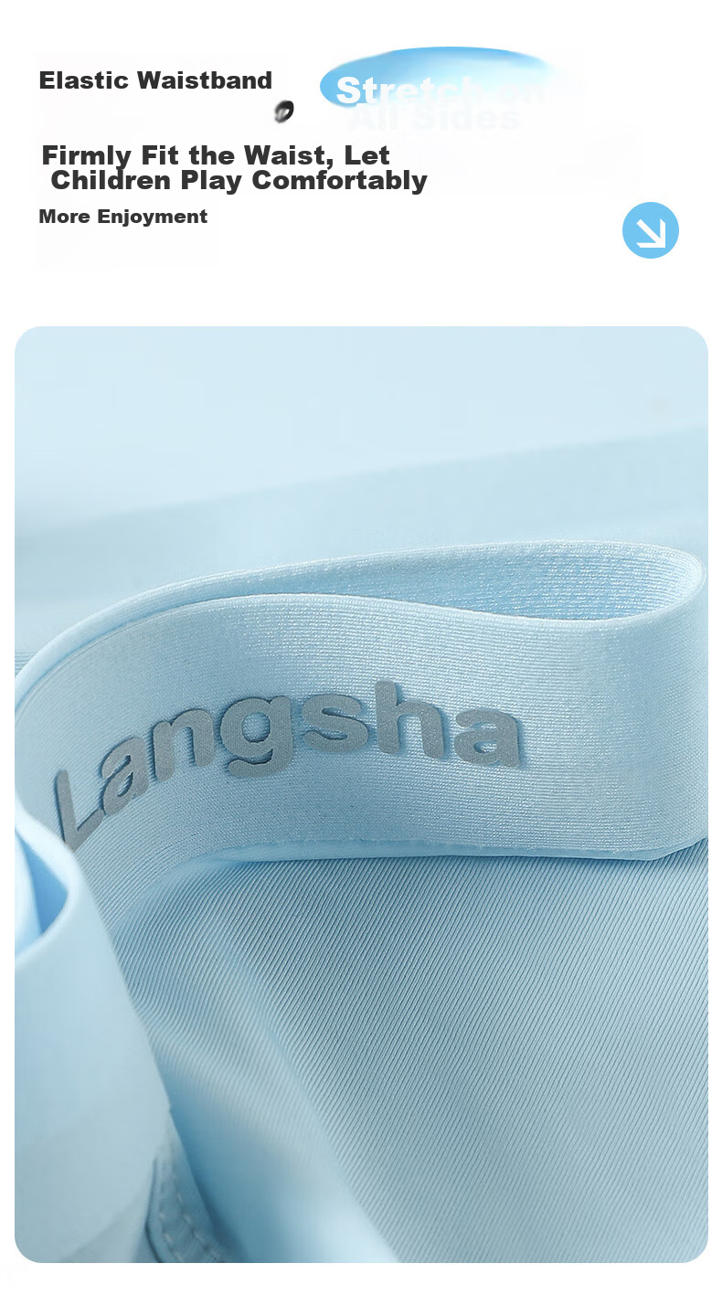 LangSha Children's Underwear, Boys' Boxer Briefs, Summer Ice Silk Thin Style, Youth Four-Corner Mesh Antibacterial Seamless Underpants, Size 165 13
