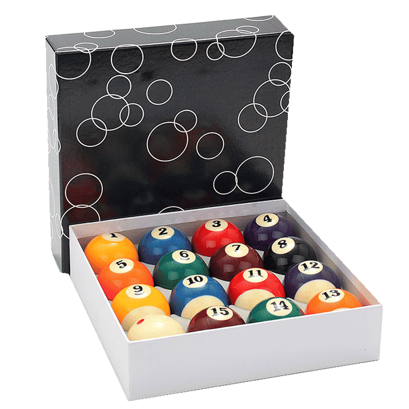 SADONLI High-Quality Billiard Balls, American-Style Large Size, 16 Colors Crystal Pool Balls, 57.2mm, Billiard Accessories XD-9502