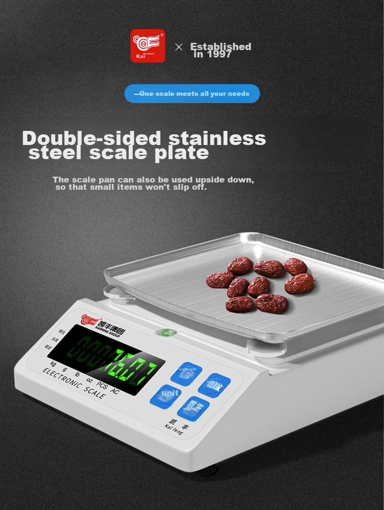 Kaifeng Electronic Balance Scale, 0.1g High-Precision Gram Scale, Food Scale, Gold And Jewelry Scale, Precision Analytical Balance, Counting Scale 10