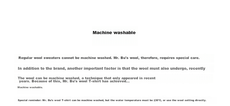 Mr. Bu Celebrity-Inspired Autumn And Winter Machine-Washable Pure Wool Sweater for Men, Piano Black, XL-180 23