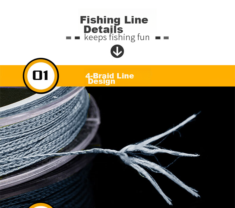 KastKing PE Fishing Line, 137 Meters, Lure Line, Fishing Line, Strong Pulling Force, Micro Fishing Line 3
