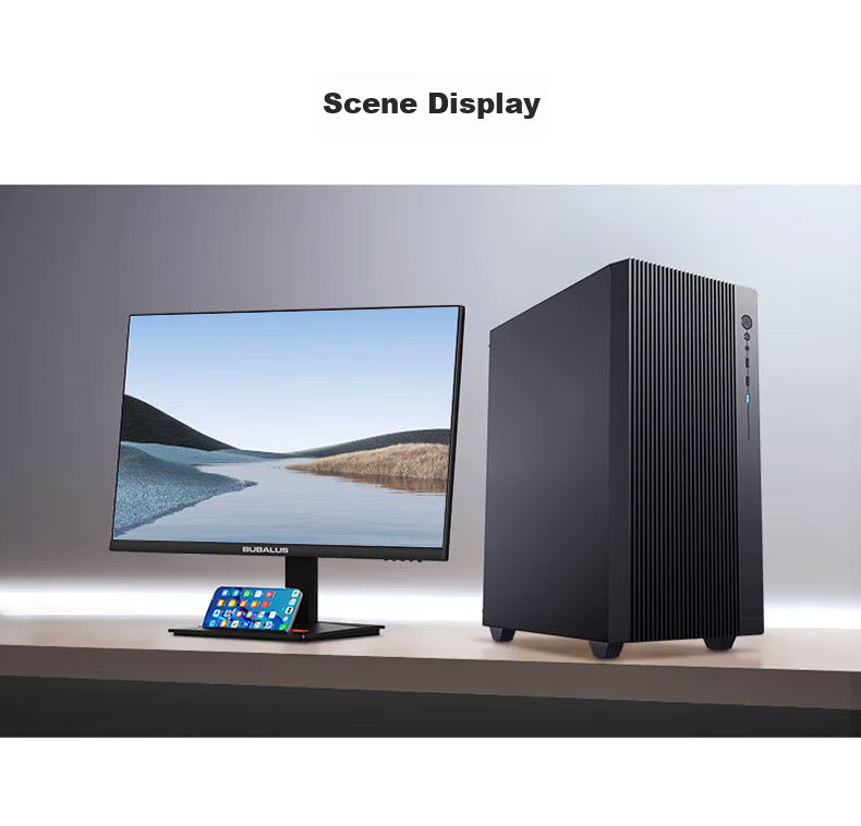 BUBALUS Tianyue Business Mid-Tower Case (Supports 240mm Water Cooling, ATX Motherboard, 300mm Graphics Card, 6 Fan Positions, Bottom-Mounted PSU Compartment, Desktop Computer Case/U3) 10