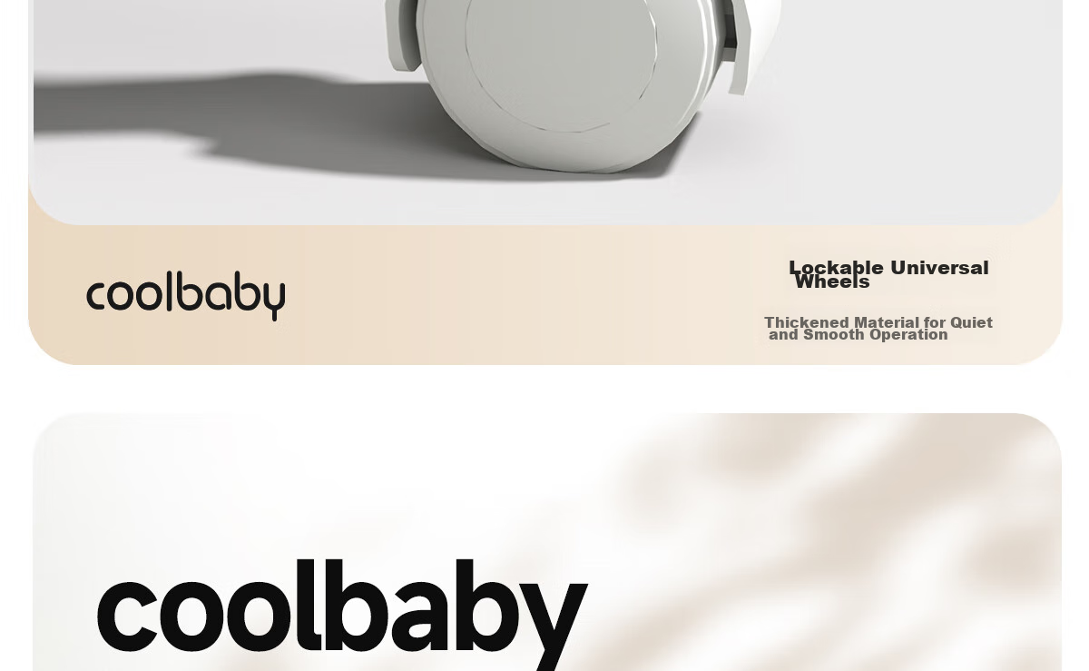 Coolbaby Adjustable Height Portable Multifunctional Foldable Crib for Newborns, Space Walker Gray Upgraded Versio 35