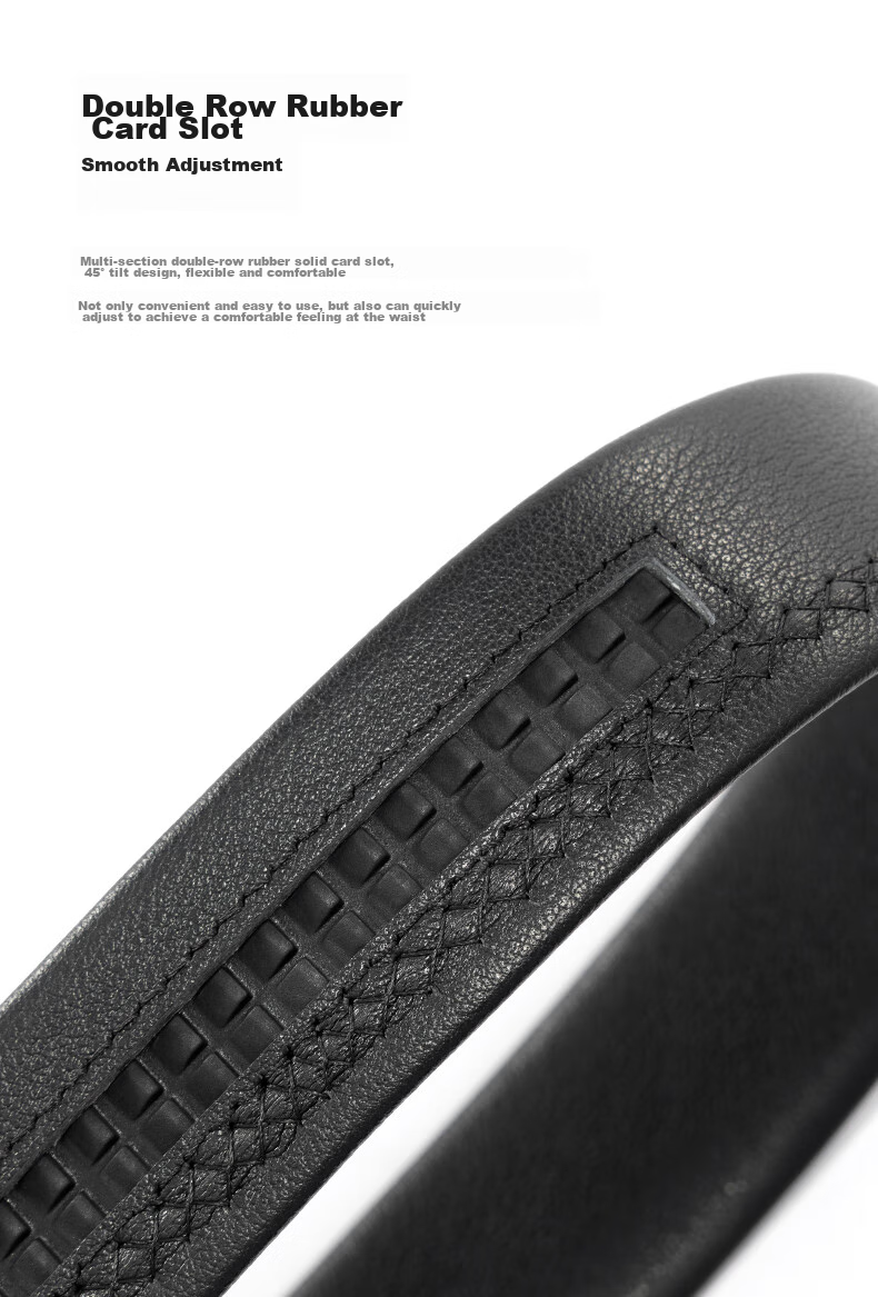 Aokang Men's Automatic Buckle Belt, Business Gift Box, Top-Grain Leather Trouser Belt, Birthday Gift for Husband 8