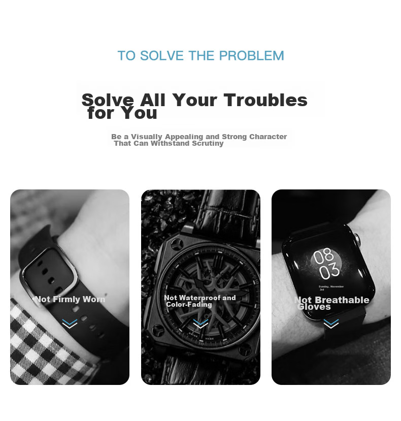 KMaxAI Compatible Silicone Watch Band for Apple Watch Series 12/11, Ultra4/3/2 Sport Watch Strap, IWatch SE3/9/8 Men's And Women's Style Wristband, Starlight 3