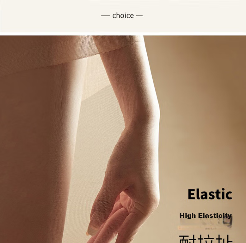 LangSha Silk Stockings for Women, Pineapple Pattern, Ultra-Thin Summer Pantyhose, Cuttable to Any Length, Sexy Slimming Thigh-High Stockings, Spring And Summer Pantyhose 4