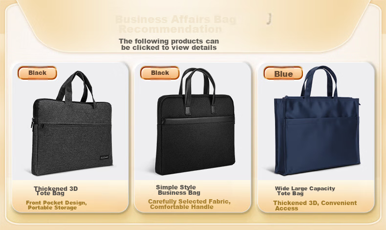 Deli Office Briefcase, Business Document Bag for Men And Women, Professional File Case, Handheld Document Carrier, Portable Folder, P63753 Blue 1