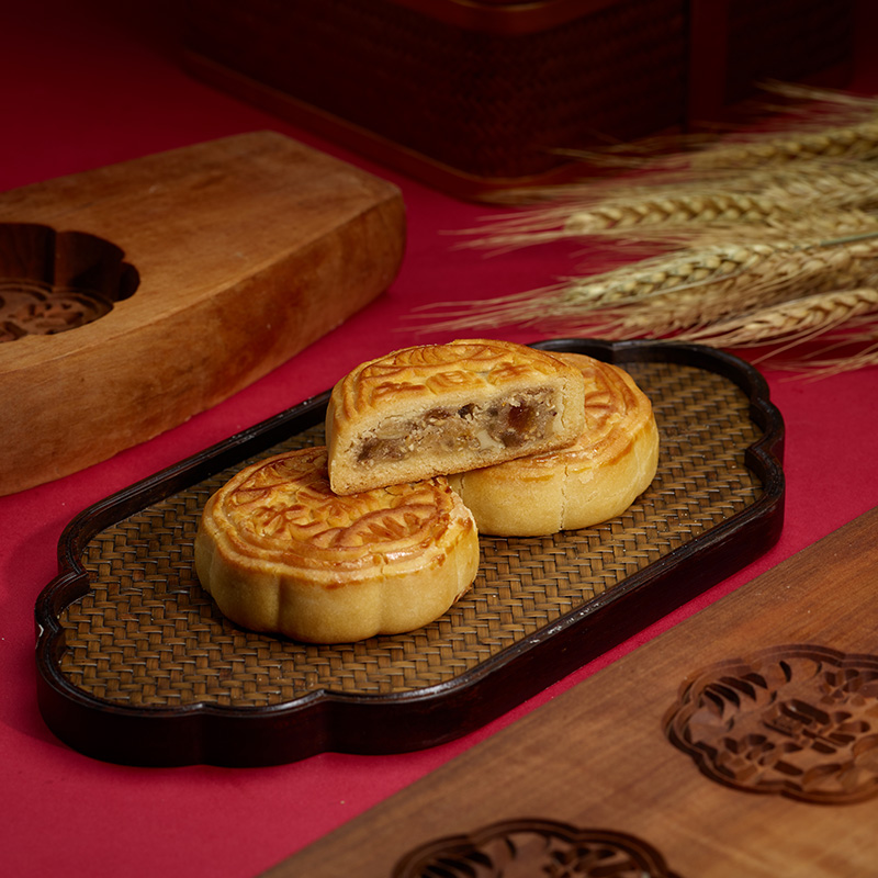 老鼎丰川酥月饼500g (5枚装) 传统糕点老字号 下午茶 送礼聚会 老式月饼