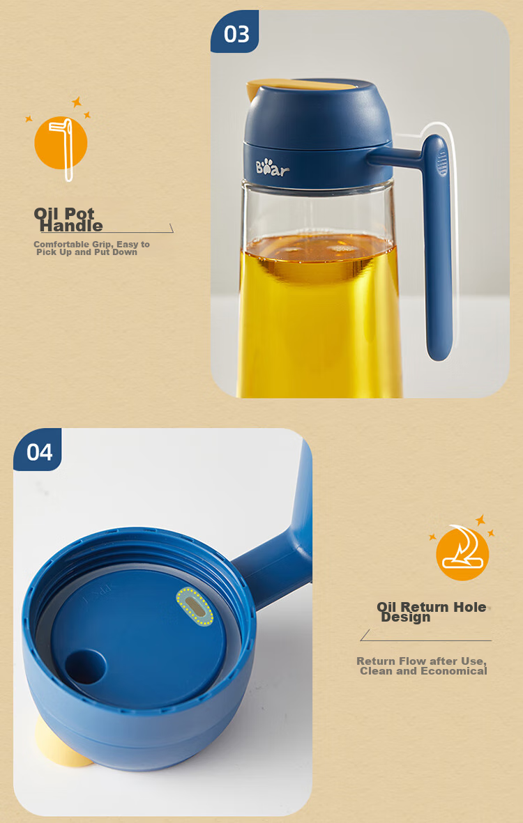 Bear Spray Bottle, Oil Sprayer, Oil Pump Bottle, Seasoning Container with Dust Cover CX-W0054 14