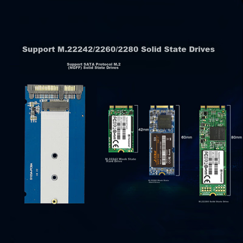 Адаптер LinkStone M.2/NGFF на SATA 3.0, внешний корпус для SSD накопителя 2.5 дюйма, модель E610