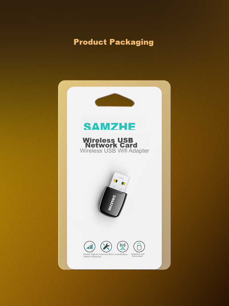 SAMZHE USB Wireless Network Adapter for Desktop, WiFi 6 Receiver, 5G Dual-Band AX900 Driverless, Laptop External Network Card, Unlimited Network Card for Computer Host Network Transmitter 19