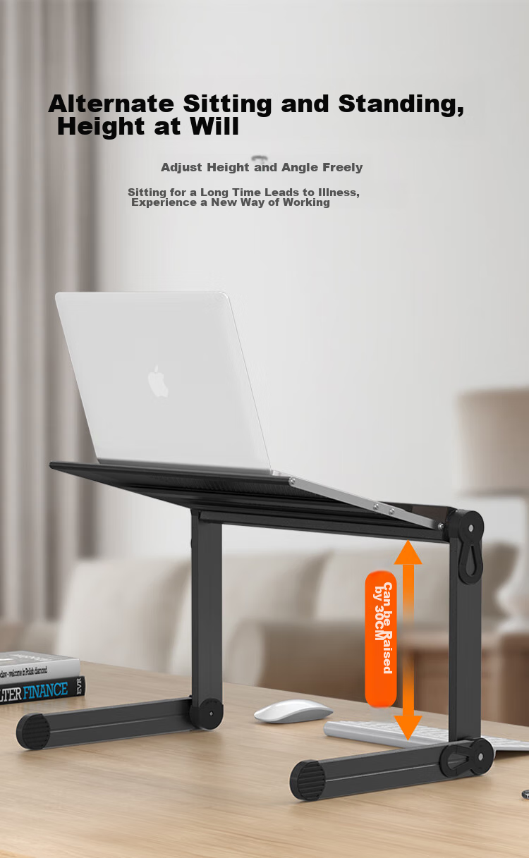 HAILE Aluminum Alloy Adjustable Stand for Laptop And Monitor, Foldable Riser Base AC-7 5