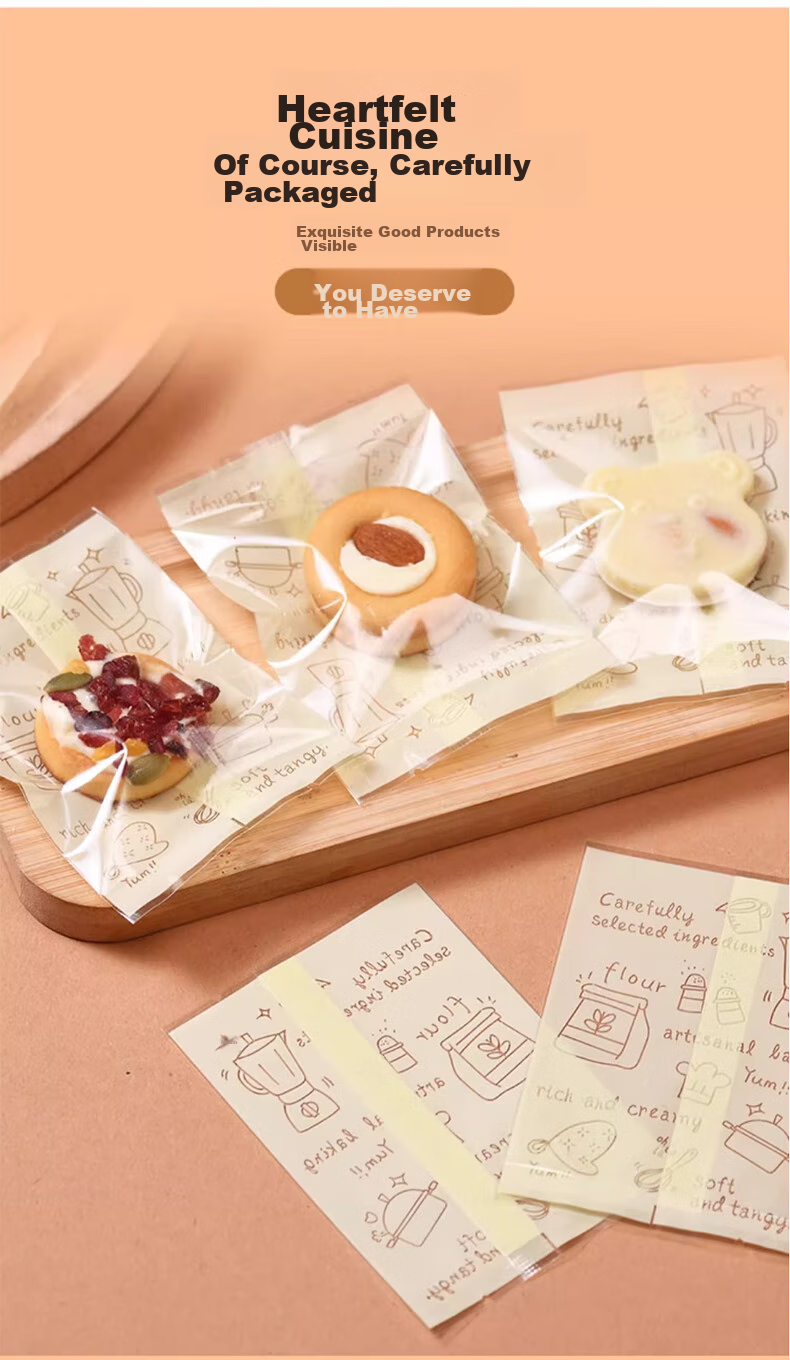 Shihua Baking Snowflake Crisp Packaging Bag Machine Sealing Bag 7*10CM Candy Handmade Nougat Biscuit Packaging Bag 6