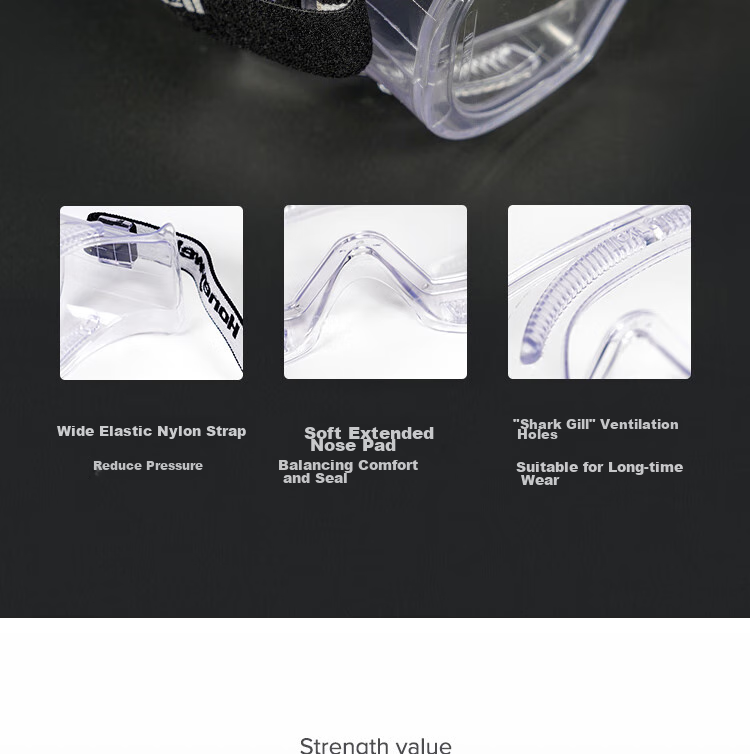 Honeywell Safety Goggles 200300 Windproof Glasses Industrial Dust-Proof Liquid Splash Pollen Catkin Protective Eyewear LG100A 15