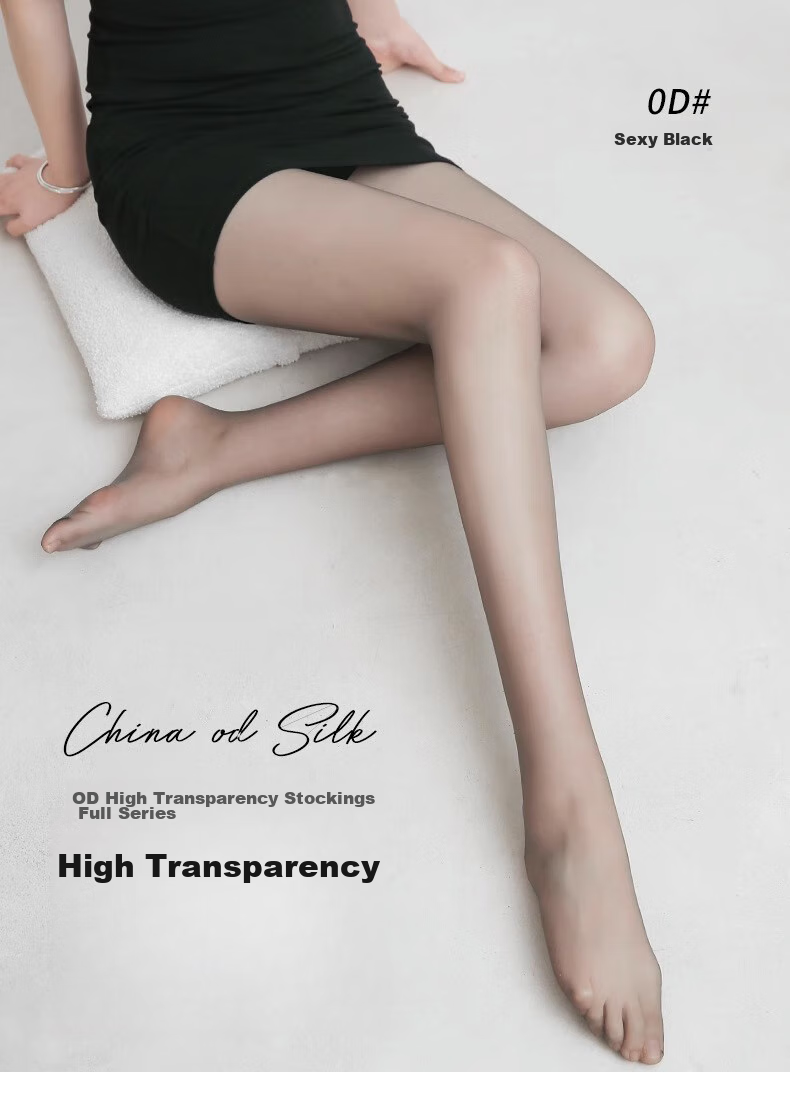 LangSha Crotchless Pantyhose, 0D Sexy Ultra-Thin Toe Point Full Transparent Summer Thin Invisible Tights Pantyhose, 2 Pairs 1