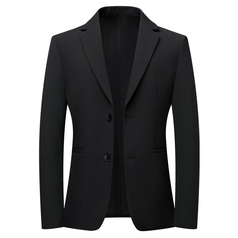 ROMON Men's Slim Fit Suit Jacket, Spring And Autumn Business Casual Blazer for Young Professionals, Formal Wear Coat, Professional Attire Outerwear