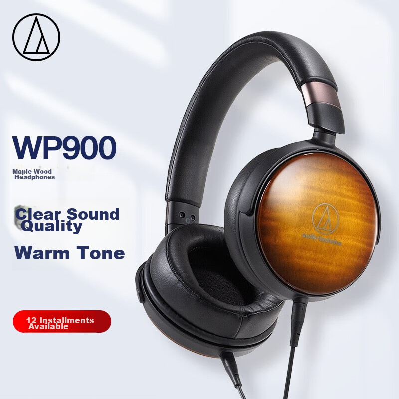 Audio-Technica ATH-WP900 Maple Wood Over-Ear Headphones