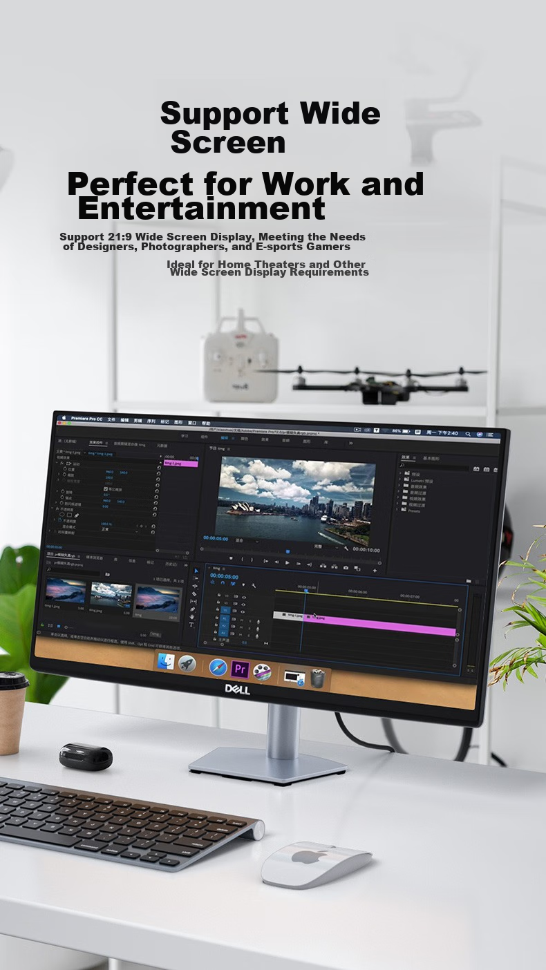 DTECH HDMI Cable Version 2.0, 4K60Hz Digital High-Definition Video Cable, for Connecting Laptop, Set-Top Box to TV, Projector, Engineering Decoration Connection Cable, 3 Meters DT-H005 10