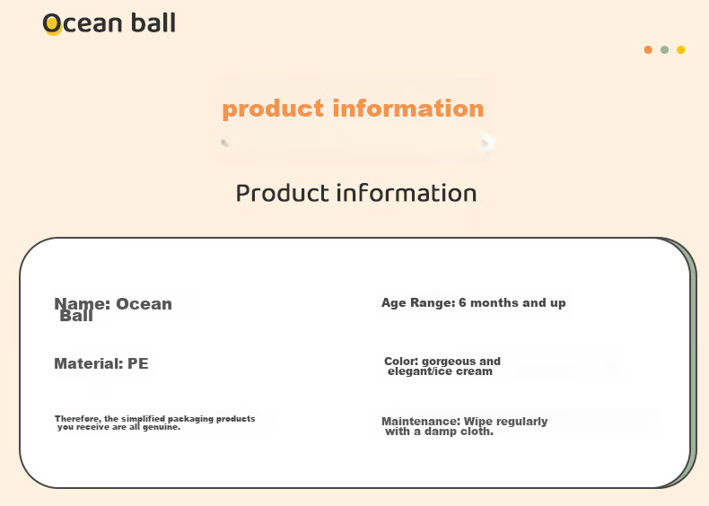 DEERC Colorful Ball Pool, Indoor Macaron-Colored Ocean Balls, Small Colorful Balls, Children's Toy Balls, Birthday Gift 18