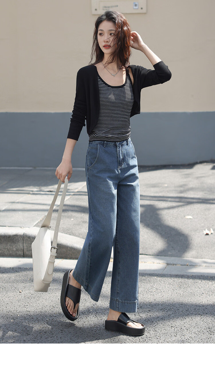 Dme [Casual Denim Jeans] Spring And Autumn Style, Slimming Pear-Shaped Elegant Fashionable Trendy Jeans for Wome 13
