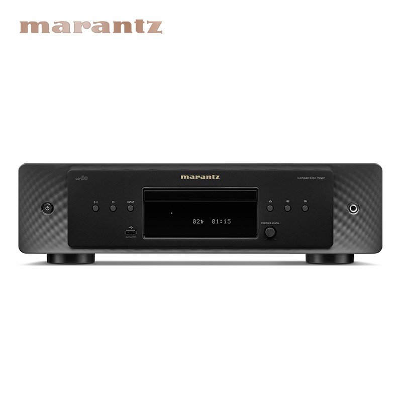 MARANTZ CD60/K1B Home Theater HiFi Audiophile Sound System, Hi-Res Lossless Music CD Player, DSD Decoding, Supports CD/USB Playback, Black