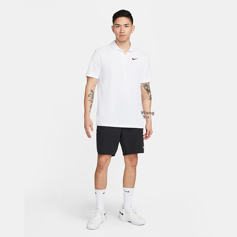 NIKE Spring And Summer Men's Short-Sleeve T-Shirt, Polo Shirt, Sports Casual DH0858-010 Black M 6