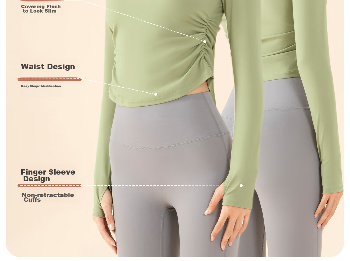 361° Yoga Top for Women, 2024 New Long-Sleeve Fitness Wear, Autumn And Winter High-End Pilates Sports Top for Wome 5