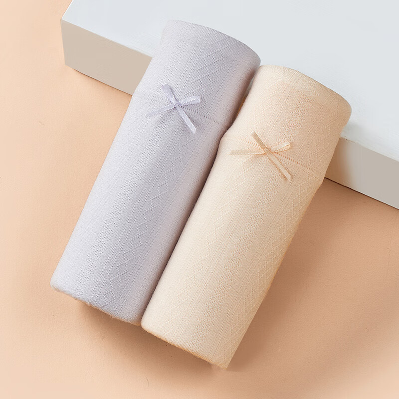 芬腾 内裤女2条装10A抑菌防侧漏姨妈月经生理裤独立包装