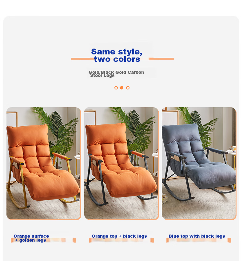 JIAYI Rocking Chair Lazy Sofa, Sleepable And Reclining, Balcony Lounge Chair, Adult Nap Living Room Single Large Sofa, 2025 New Model 17