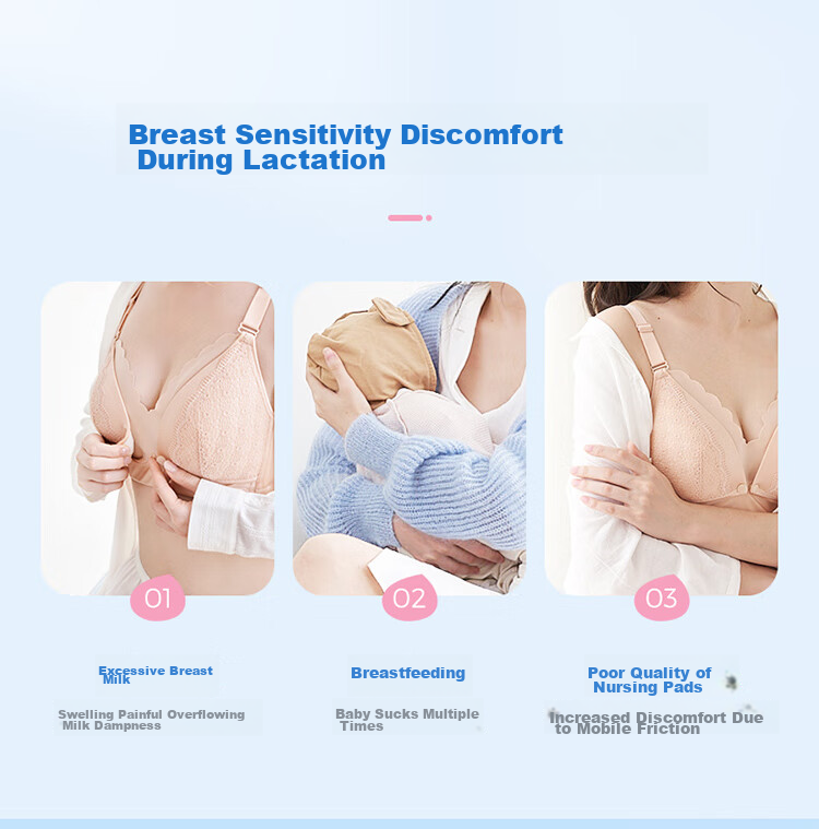 Matern'ella Disposable Breast Pads, Ultra-Thin, for Nursing Mothers, Anti-Spill, Breathable, 100 Pieces 5