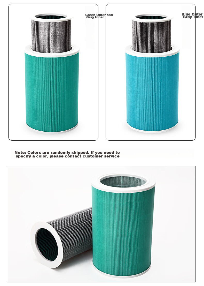 Green Dust Compatible Xiaomi Mijia Smart Air Purifier Car Air Purifier Formaldehyde Removal Odor Removal Activated Carbon Filter Cartridge 10