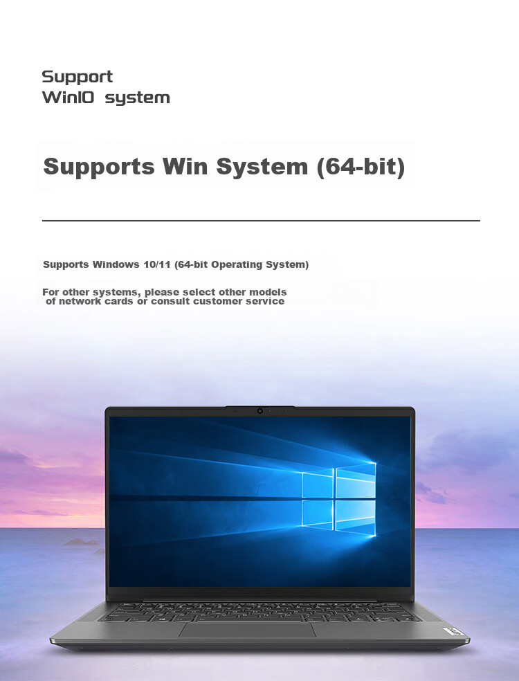 EB-LINK Intel AX200 Chip Laptop Wireless Network Card, 3000M M.2 Interface, WiFi6 Gigabit Dual-Band Network Card, Bluetooth 5.2, Computer Internal Module 10