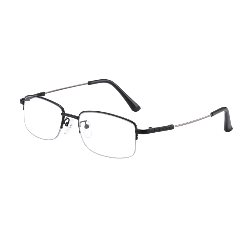 FENCHI Pure Titanium Ultra-Light Reading Glasses for Men And Seniors, High-Definition Anti-Blue Light Bifocal Smart Zoom Presbyopic Glasses for Dad