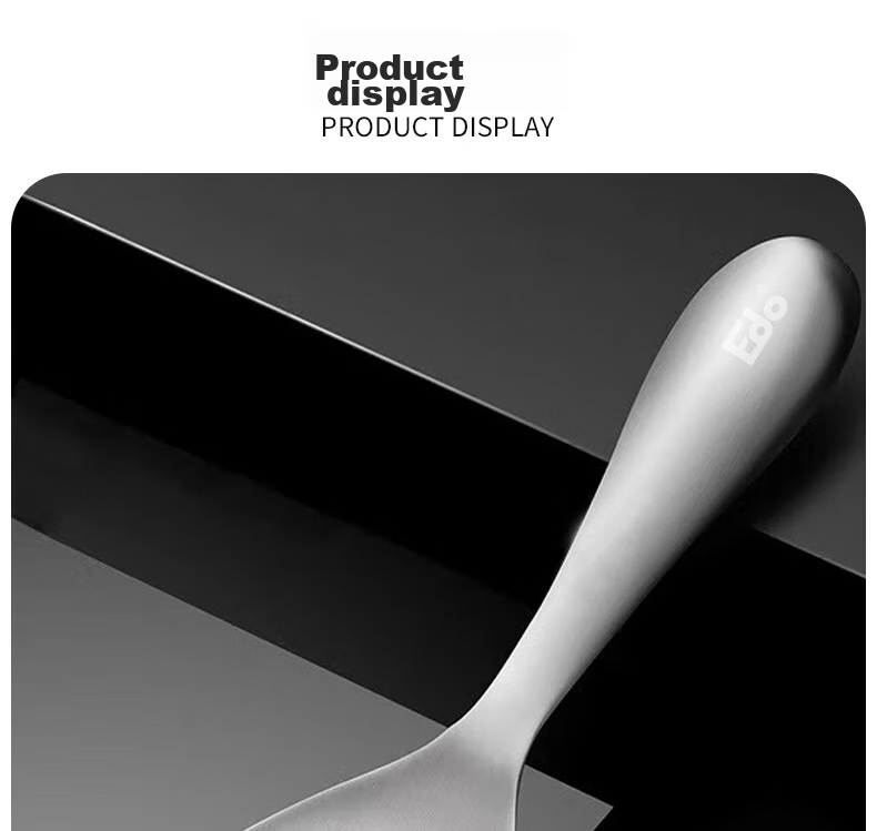Edo 304 Stainless Steel Rice Spoon, Non-Stick Serving Spoon for Home And Restaurant Use, Rice Scoop, Tablespoon for Electric Rice Cooker 14