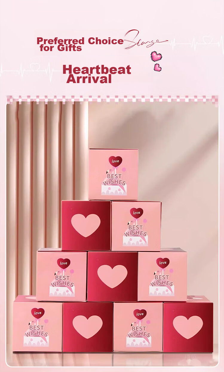 Jiashigao Birthday Surprise Explosion Box, Bullet Jump Box, Creative Red Packet, Valentine's Day Ceremony, Thoughtful Gift for Boyfriend And Girlfriend 3