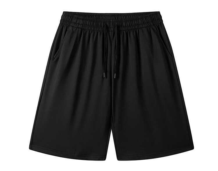 GENIOLAMODE Men's Shorts, Ice Silk Thin Casual Versatile Mid-Length Pants, Loose Breathable Trendy Cool Five-Point Shorts for Me 1