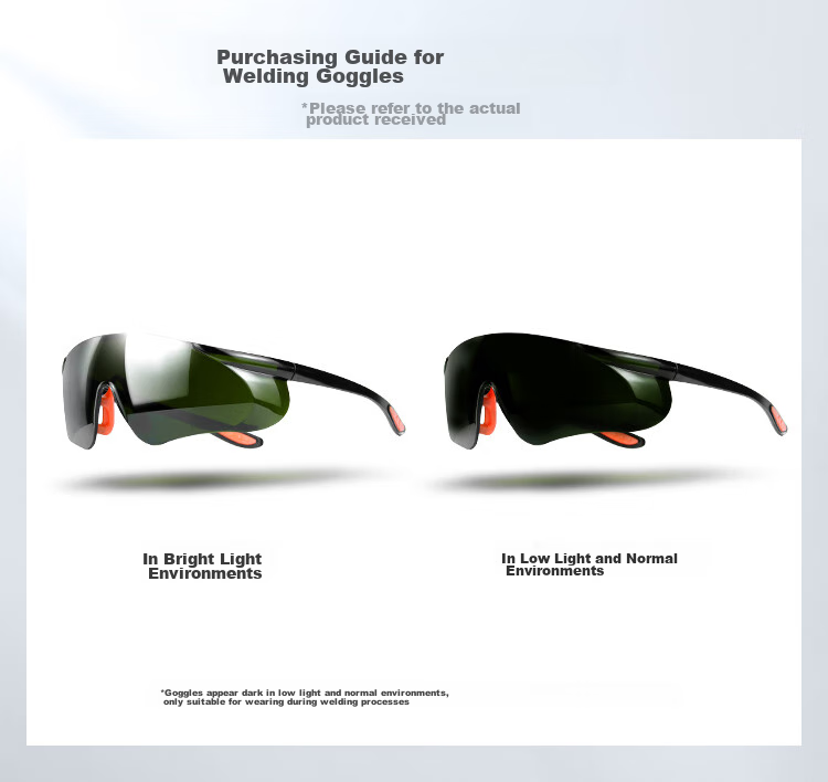 XINGGONG Welding Goggles, Welder's Glasses, Industrial Cutting Protection, Anti-Glare, Anti-Blinding Laser Welding Safety Glasses XGY-9H 1