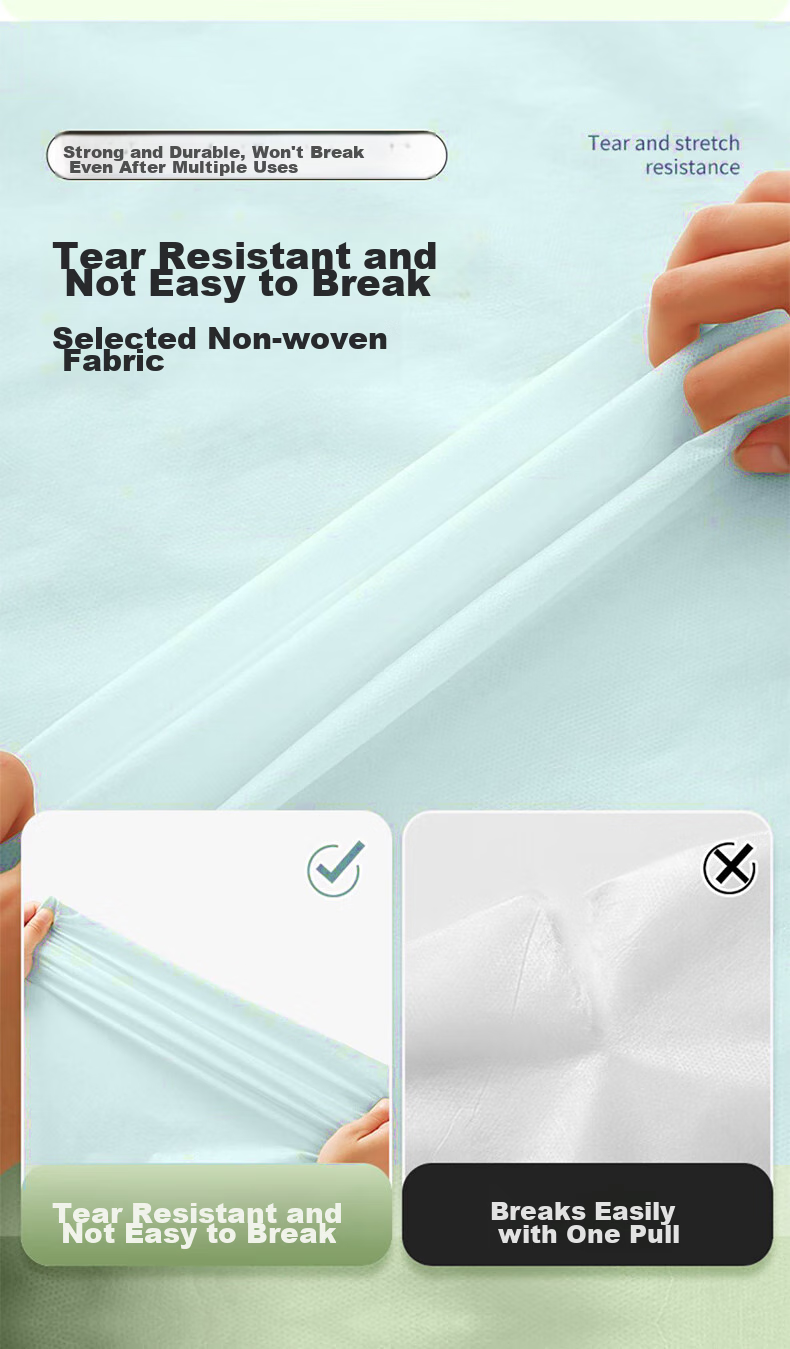 Lehuolvxing Disposable Bedding Set, Hotel Bedding, Bedsheet, Duvet Cover, Double Bed Cover, Thickened Anti-Dirt Bed Cover for Travel 6